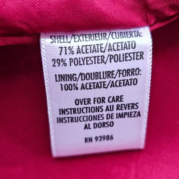 Petite Sophisticate Vintage Pencil Suit Skirt | Like New | 4P | Scarlet Red - Picture 15 of 16